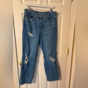 Old Navy Blue Straight Leg Jeans Classic Denim